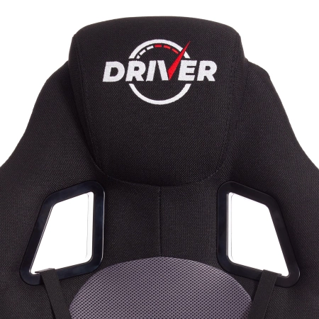Кресло_DRIVER_(22) ткань, черный/серый, 2603/TW-12