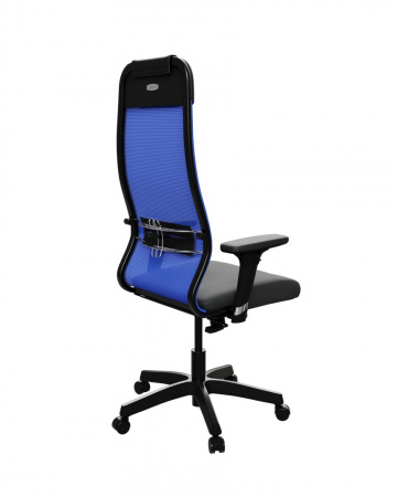 Кресло_Sit_10_B1-111D - X2+UMF(X1) /Ub00/Wh00/D02P(M09.B02.G15.W02) (Синий-Черный)