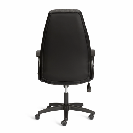 Кресло_INTER_(24) кож/зам/ткань, черный/серый, 36-6/207/TW-12/TW-11
