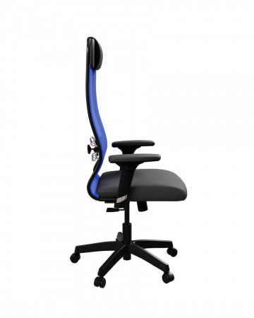 Кресло_Sit_10_B1-111D - X2+UMF(X1) /Ub00/Wh00/D02P(M09.B02.G15.W02) (Синий-Черный)