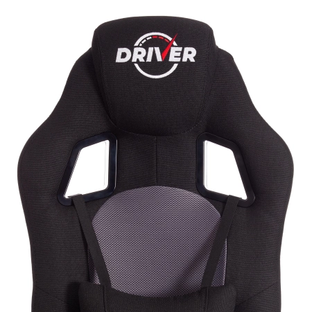 Кресло_DRIVER_(22) ткань, черный/серый, 2603/TW-12